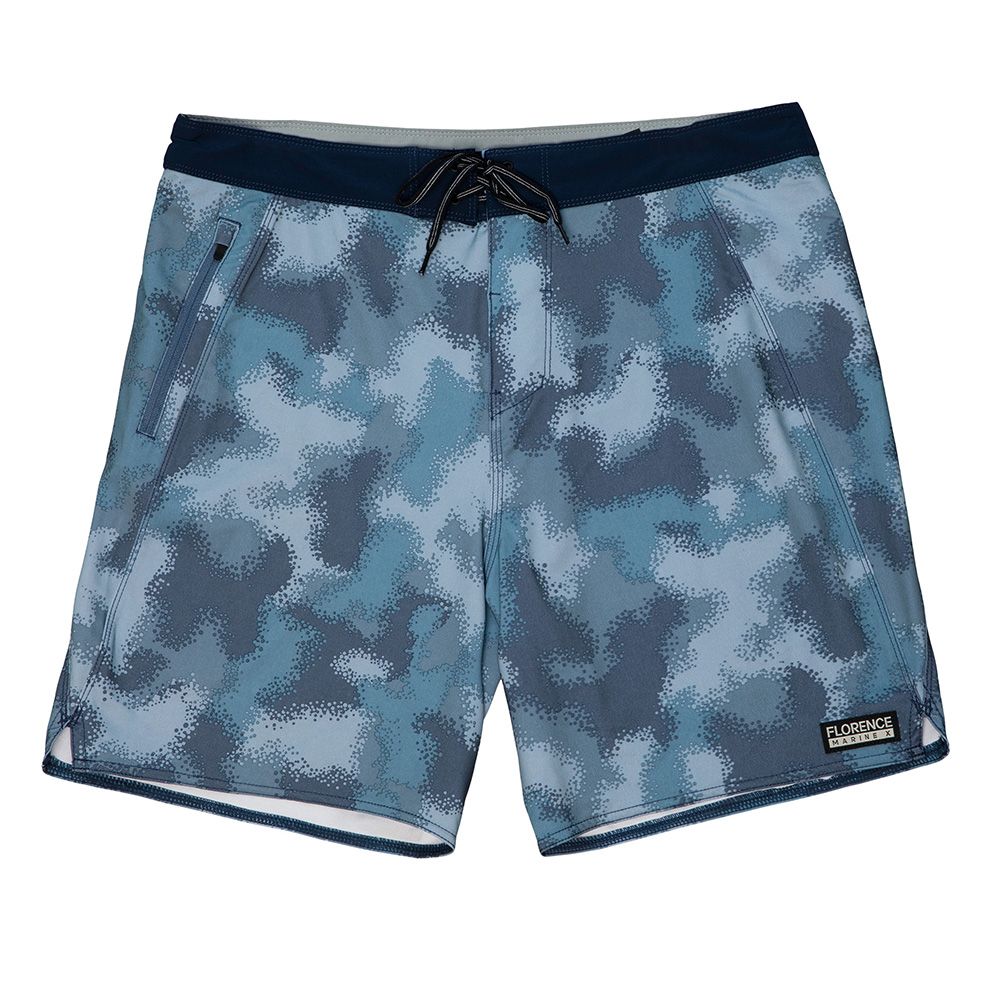 Miniatura 4.0 de Boardshort Camo Azul Marinho Florence