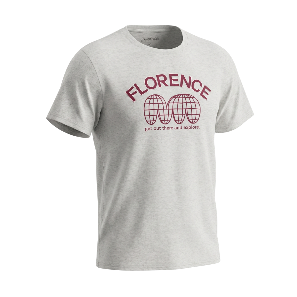 Miniatura 3.0 de Camiseta Manga Curta Recover Uni Cinza Claro Mescla Florence