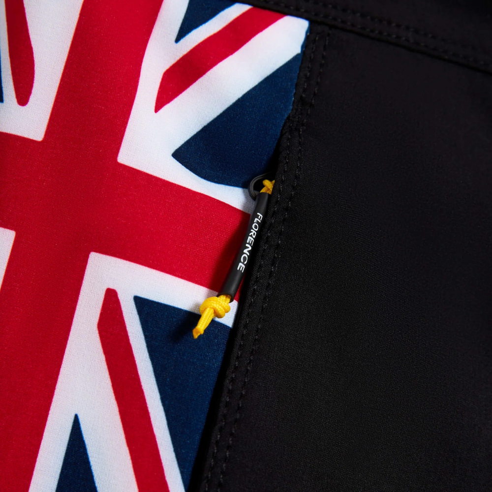 Miniatura 4.0 de Boardshort Pro Hawaii Preto/Branco Florence