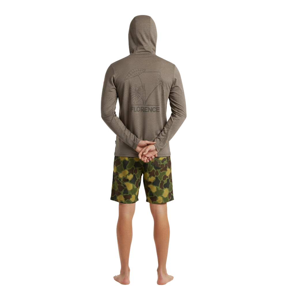 Miniatura 7.0 de Camiseta Manga Longa com Capuz Airtex Kalo Heather Sig Zane Pomes Florence
