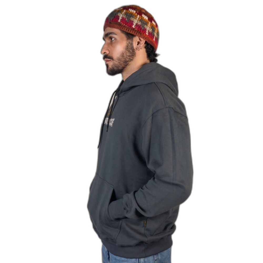 Miniatura 3.0 de Moletom Canguru com Capuz Halftone Hoodie Cinza Escuro Florence