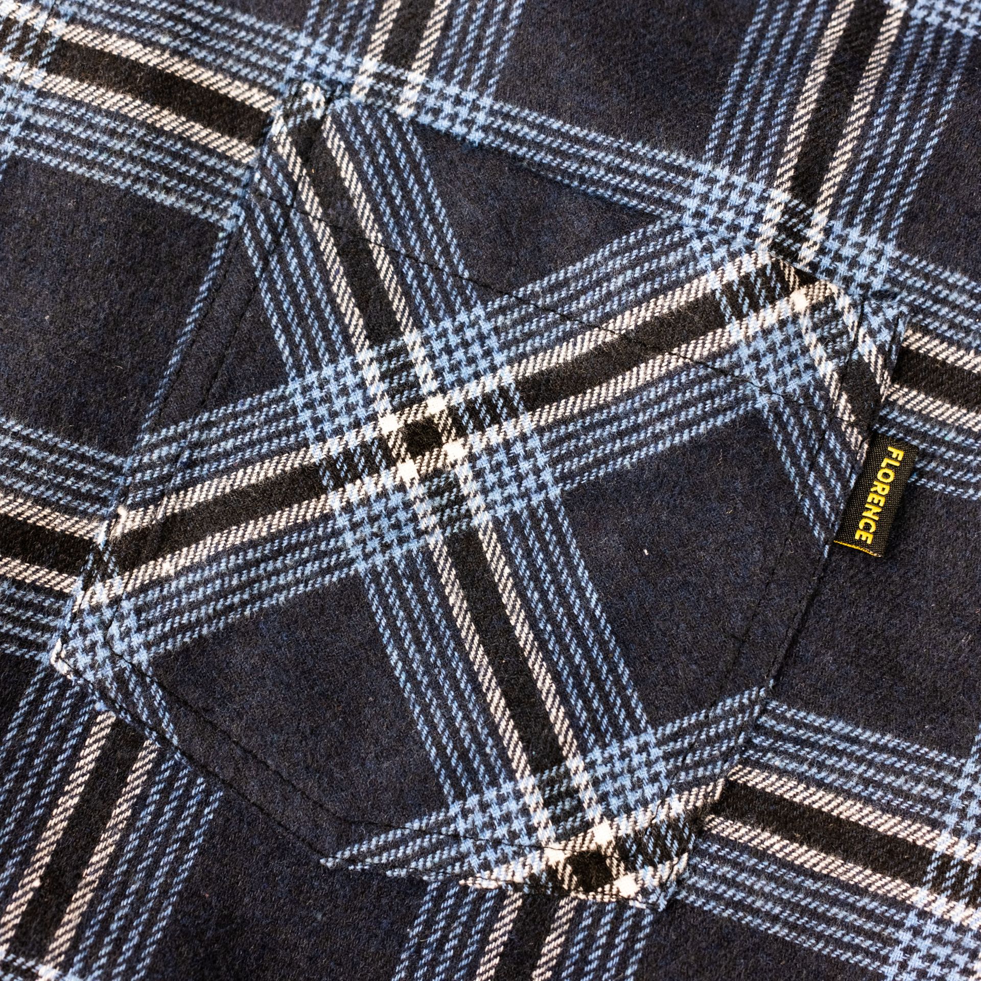 Miniatura 6.0 de Camisa Manga Longa Flanela Azul Florence