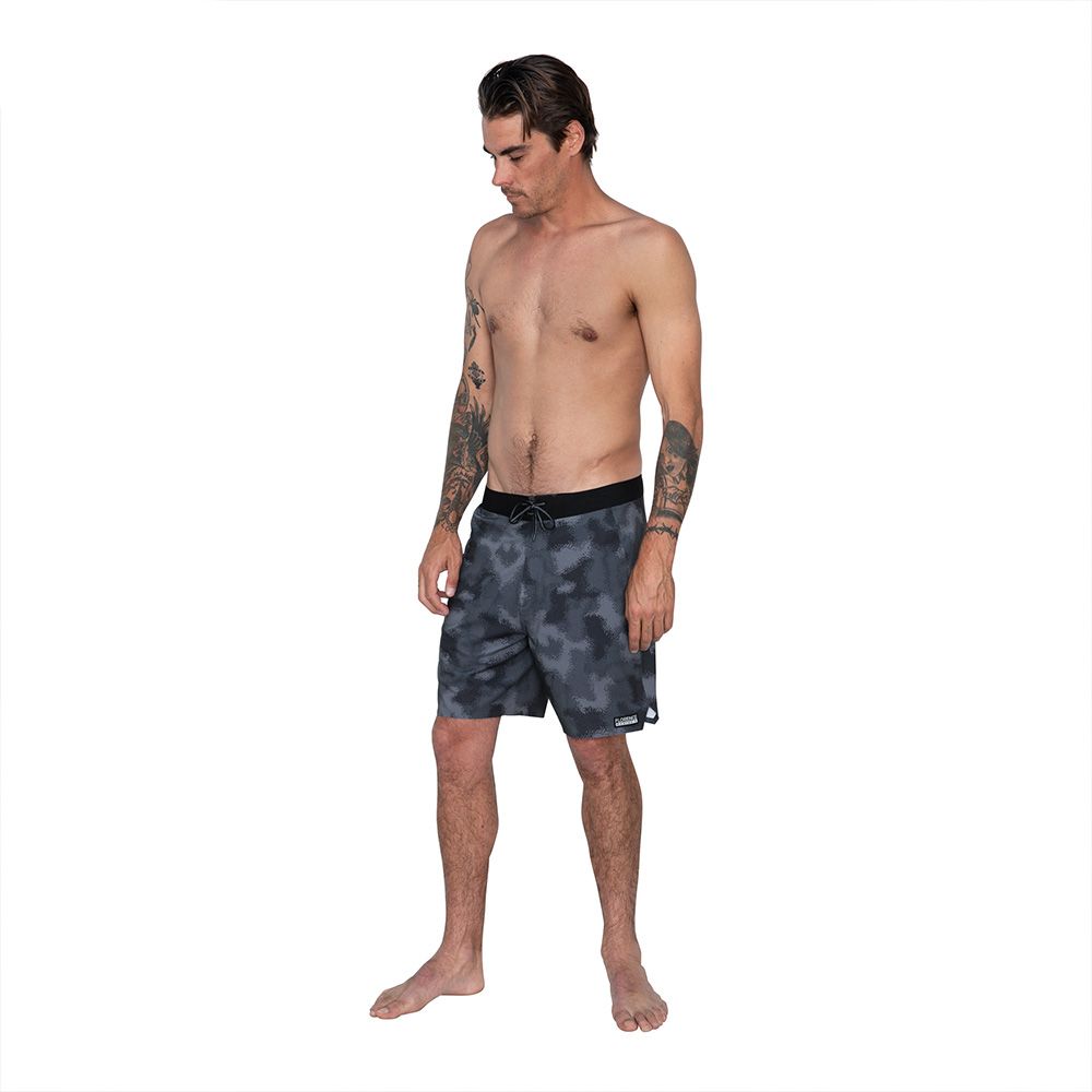 Miniatura 6.0 de Boardshort F1 Zero Camo Preto Florence