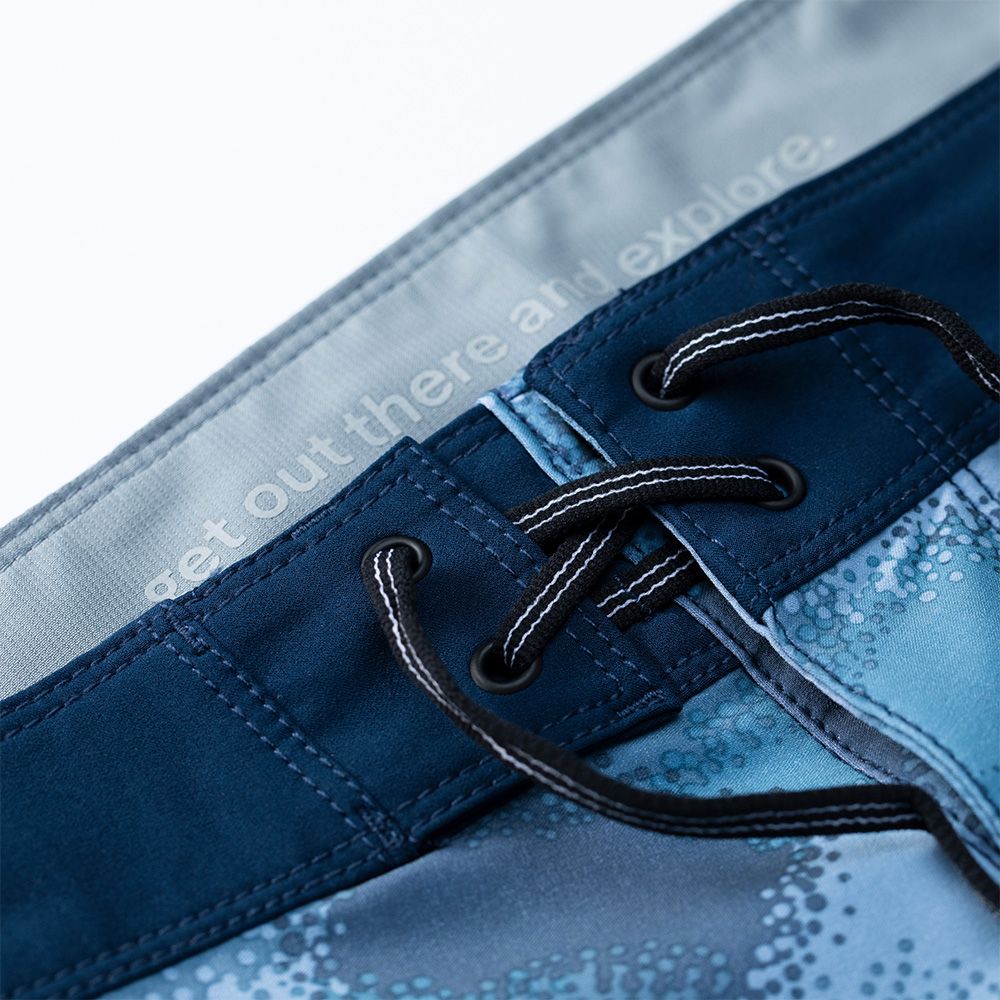 Miniatura 7.0 de Boardshort Camo Azul Marinho Florence