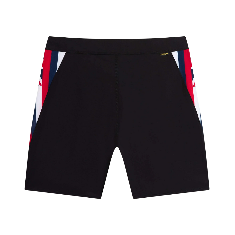 Miniatura 3.0 de Boardshort Pro Hawaii Preto/Branco Florence