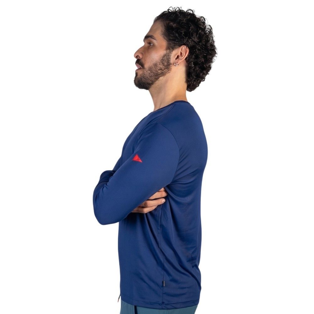 Miniatura 3.0 de Camiseta Manga Longa UV Azul Marinho Florence