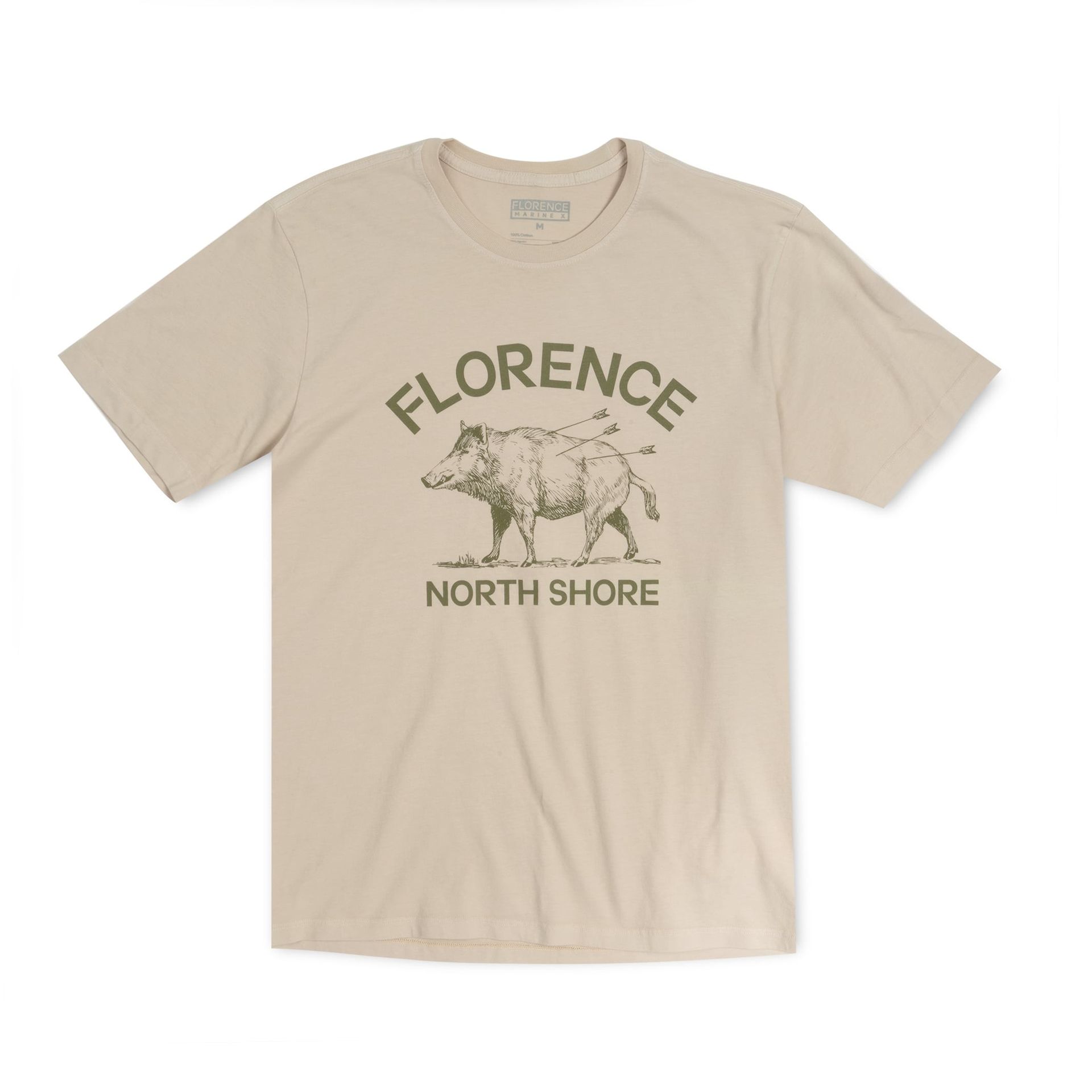 Camiseta Manga Curta Luau Florence Bege
