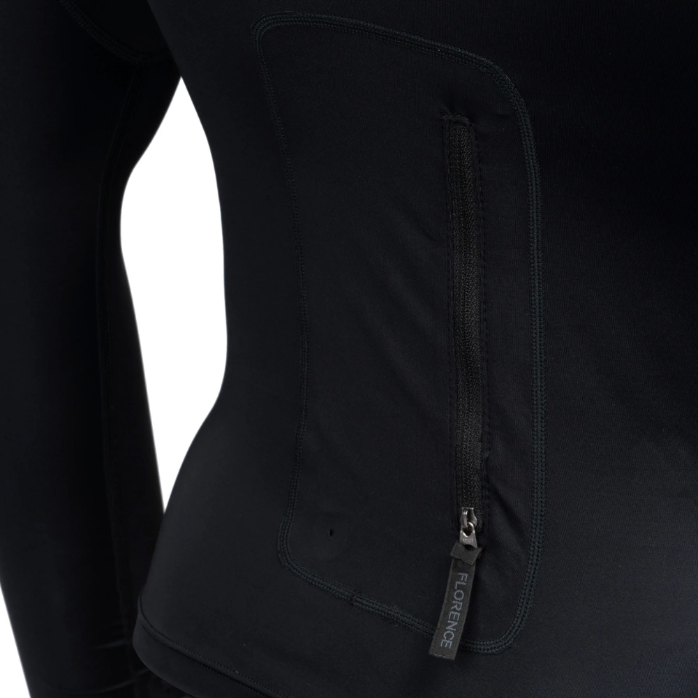 Miniatura 4.0 de Rashguard Utility Pocket com Capuz Preto Florence