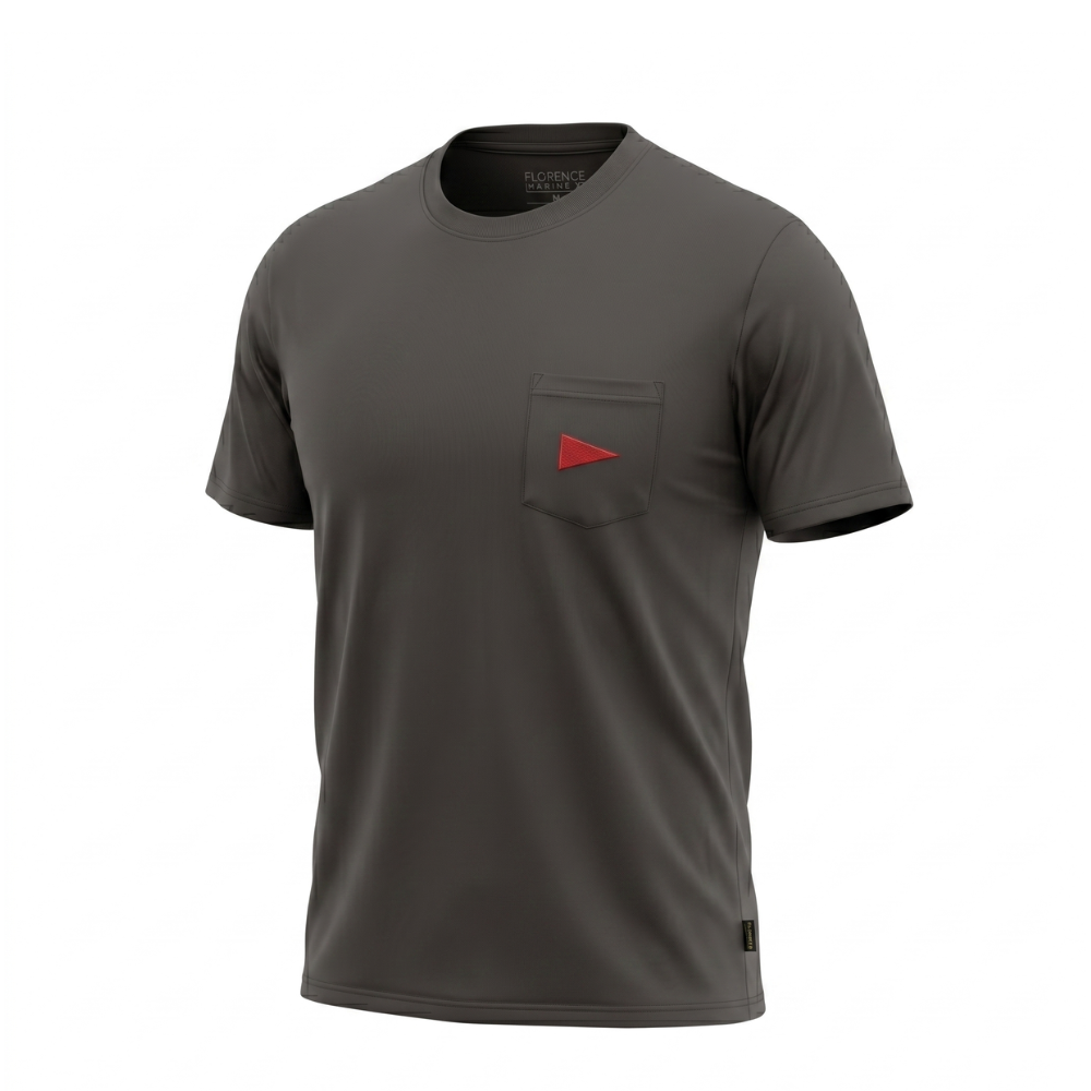 Miniatura 3.0 de Camiseta Manga Curta Bolso Burgee Pocket Marrom Florence