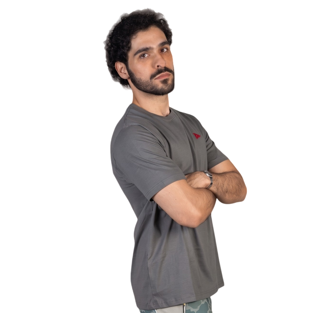 Miniatura 4.0 de Camiseta Manga Curta Burgee Cinza Escuro Florence