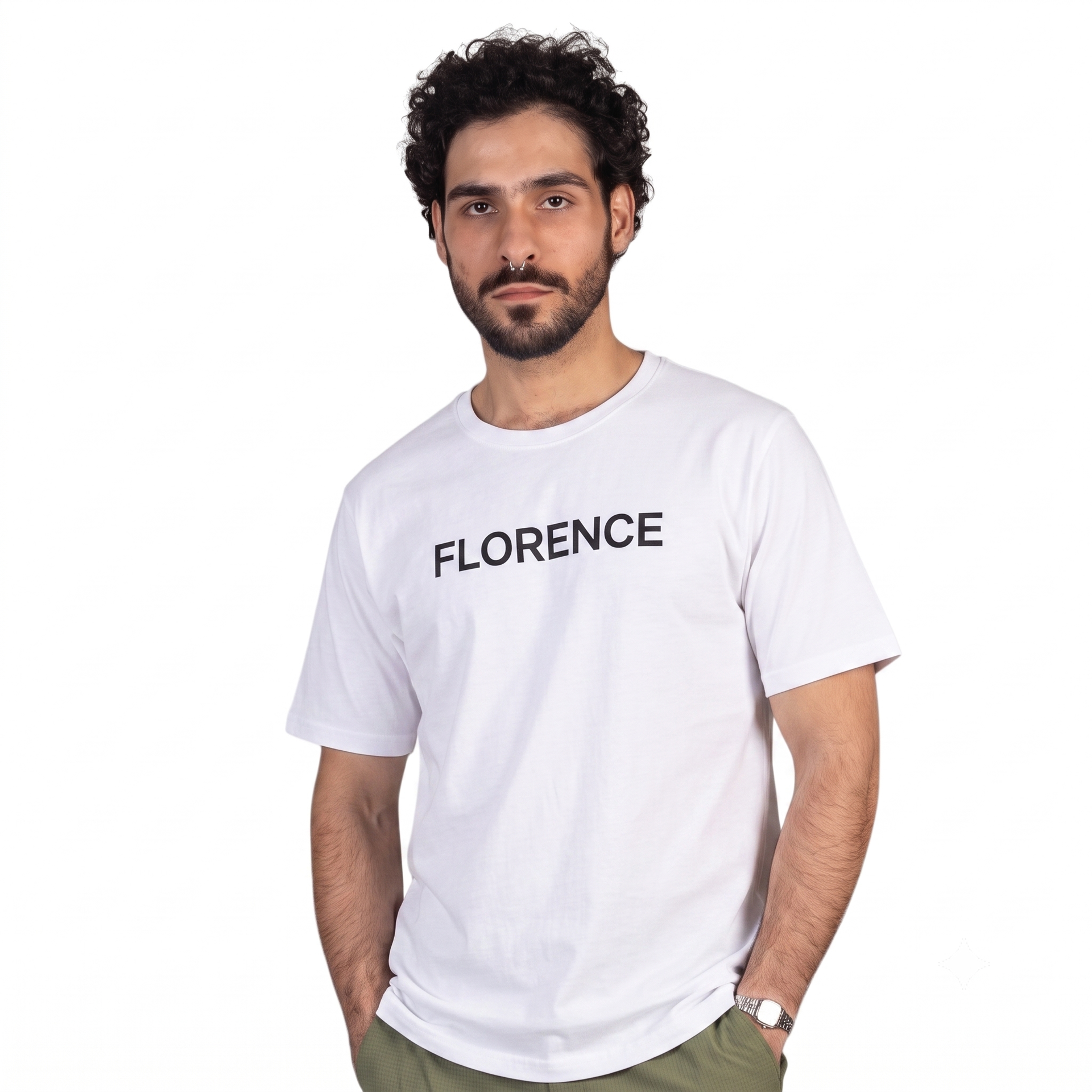 Camiseta Manga Curta Florence Branco