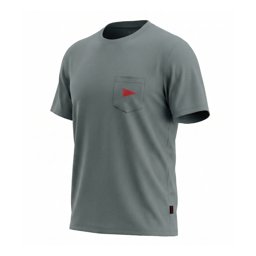 Miniatura 4.0 de Camiseta Manga Curta com Bolso Burgee Pocket Azul Florence
