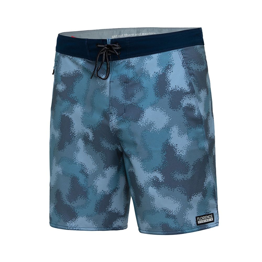 Boardshort Camo Florence Azul Marinho