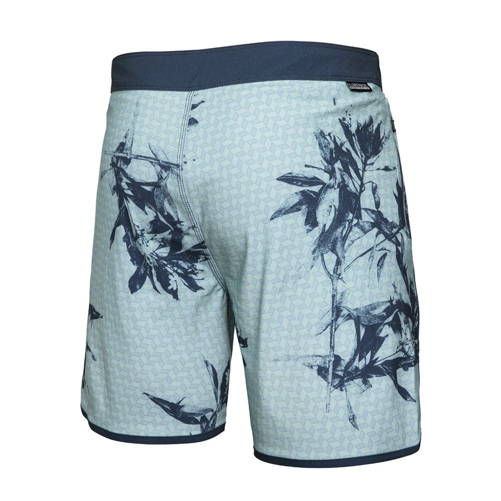 Miniatura 3.0 de Boardshort Naupaka Azul Steel Florence