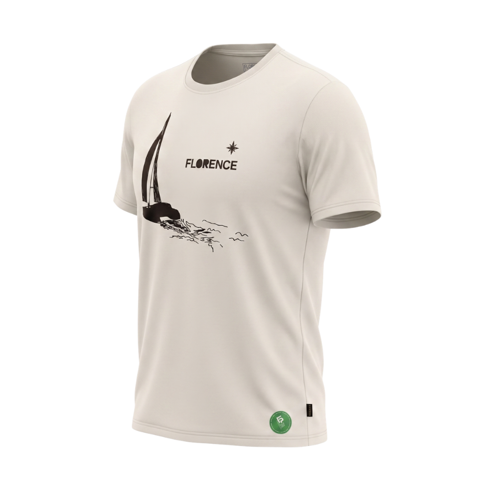 Miniatura 3.0 de Camiseta Manga Curta Velejar Bege Florence