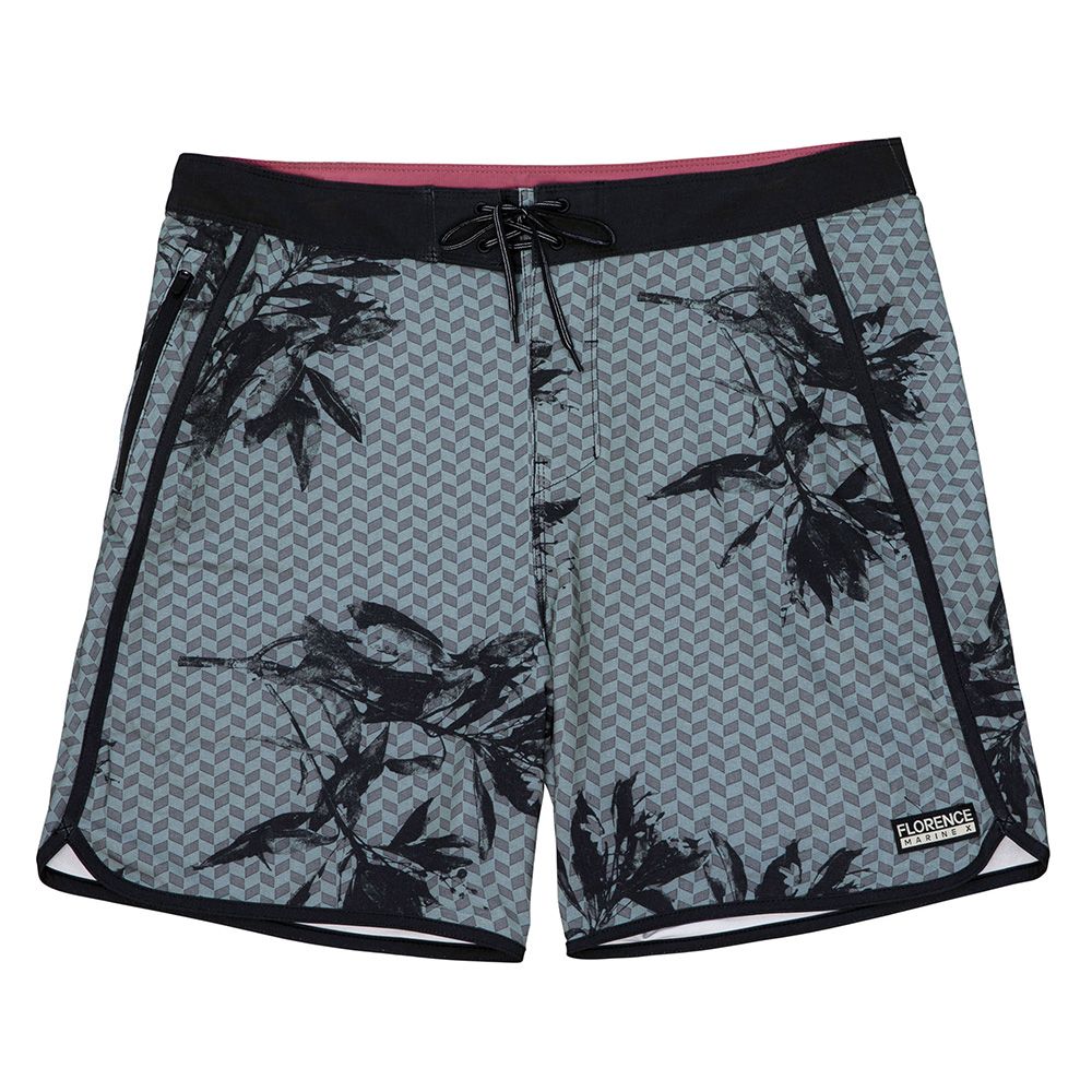 Boardshort Naupaka Florence Preto
