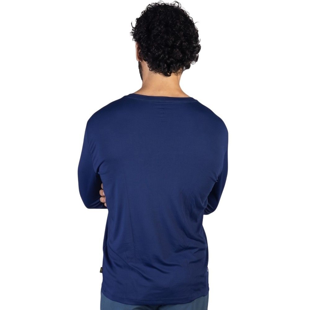 Miniatura 5.0 de Camiseta Manga Longa UV Azul Marinho Florence