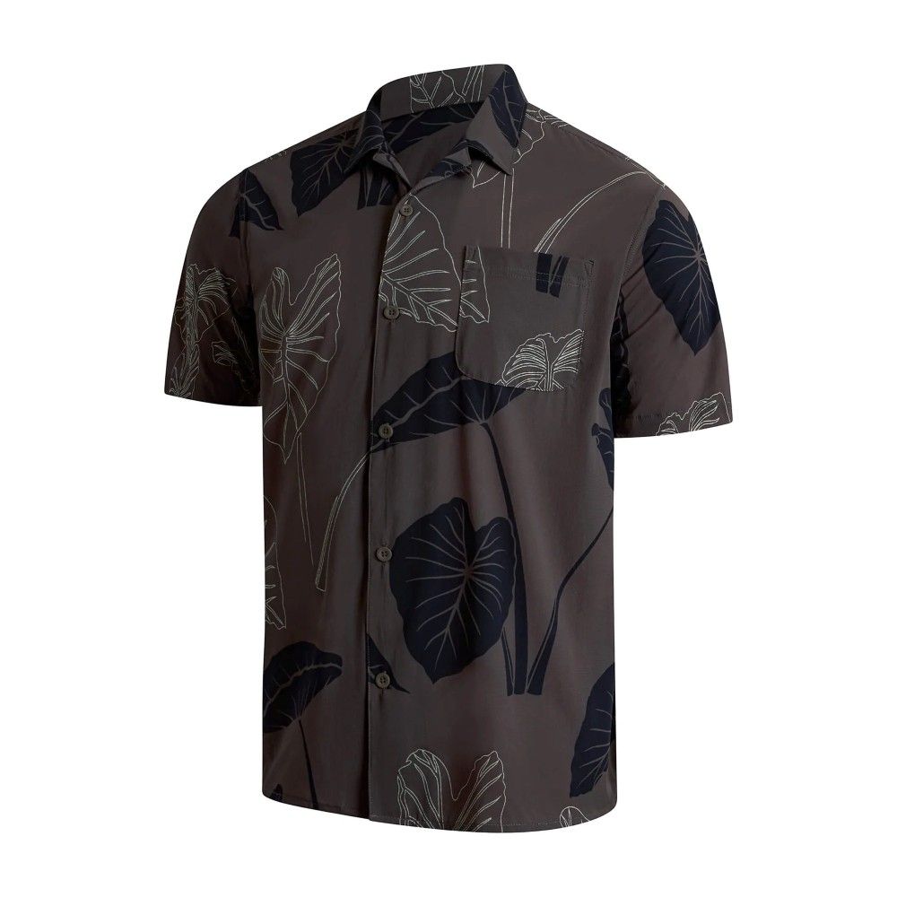 Camisa Manga Curta Airtex Karo Aloha Sig Zane Florence Marrom