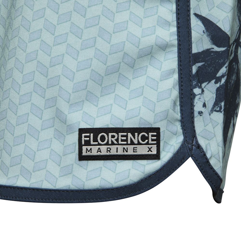 Miniatura 4.0 de Boardshort Naupaka Azul Steel Florence