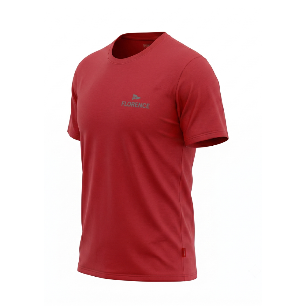 Miniatura 3.0 de Camiseta Manga Curta Crew Vermelho Florence