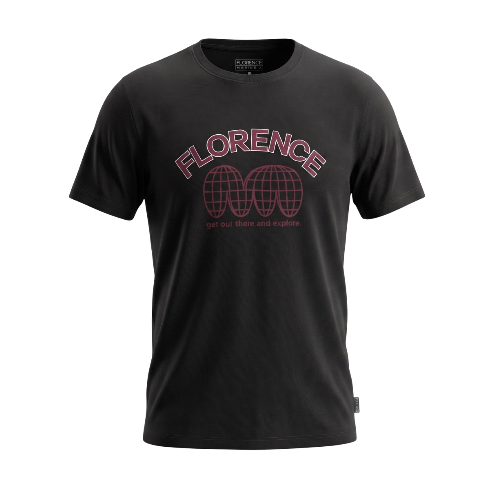Camiseta Manga Curta Recover Uni Florence Preto