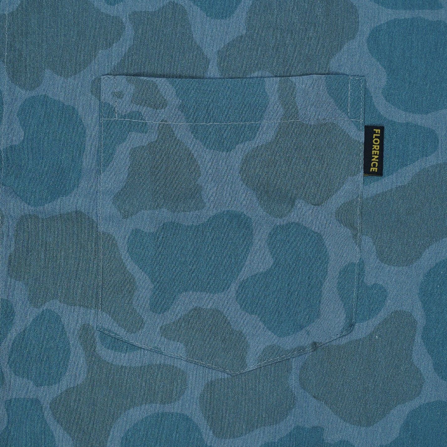 Miniatura 7.0 de Camisa Manga Curta Azul Camuflado Florence