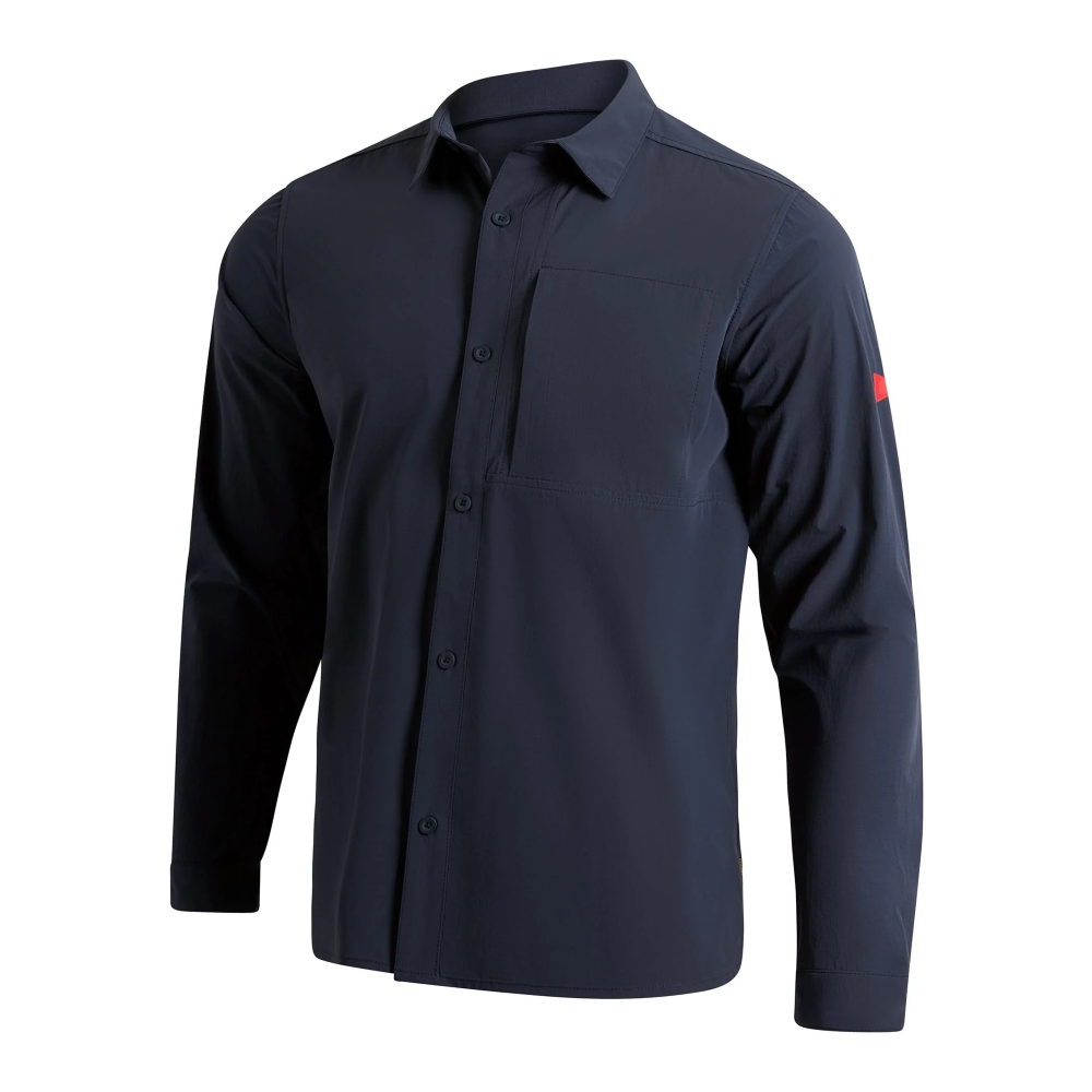Camisa Manga Longa Airtex Expedition Florence Azul Marinho