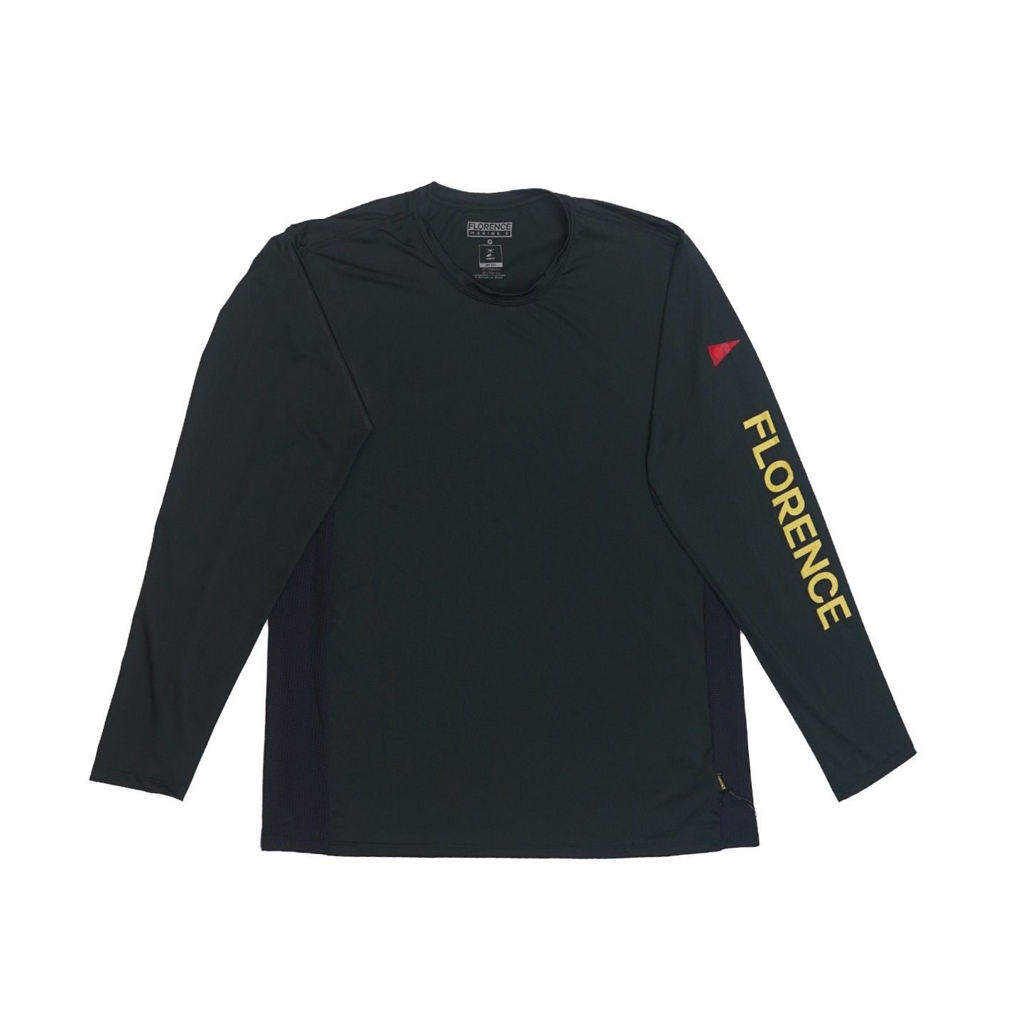 Camiseta Manga Longa UV Sun Pro Logo Florence Preto