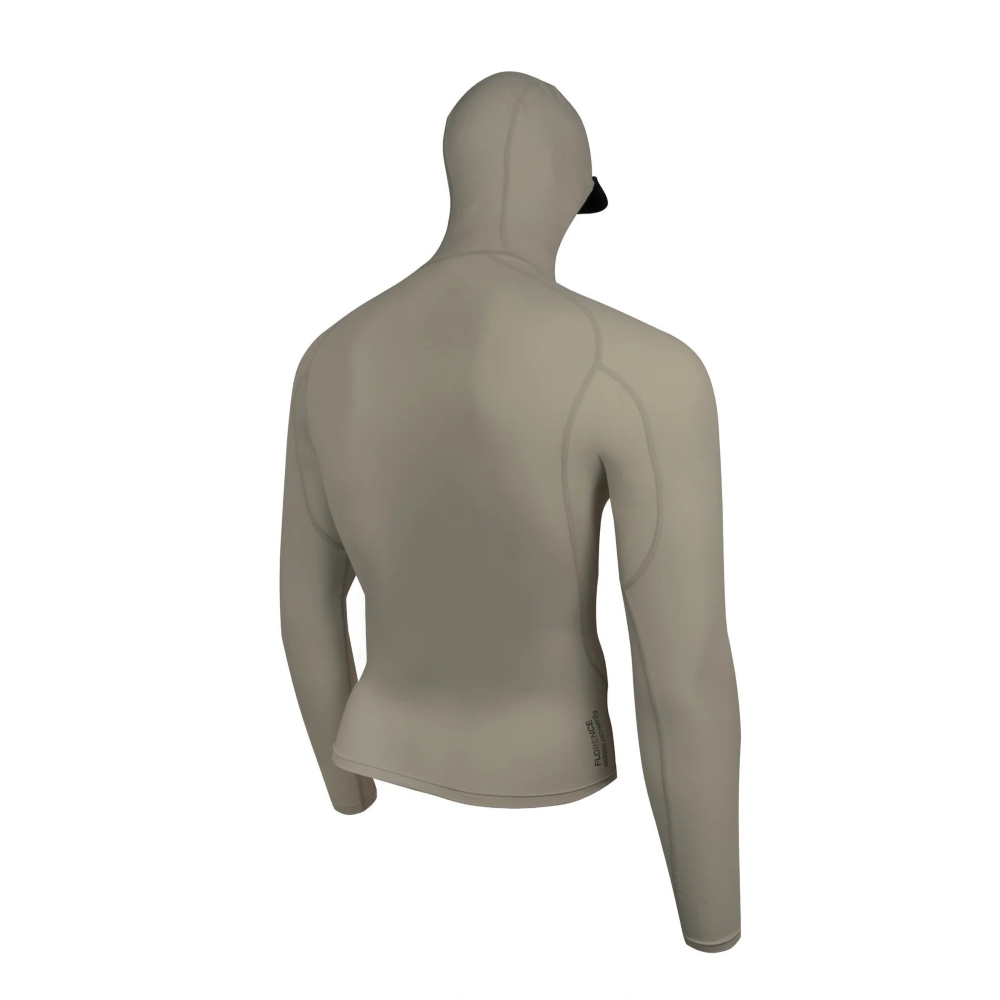 Miniatura 3.0 de Rashguard Standard Issue com Capuz Cinza Musgo Florence