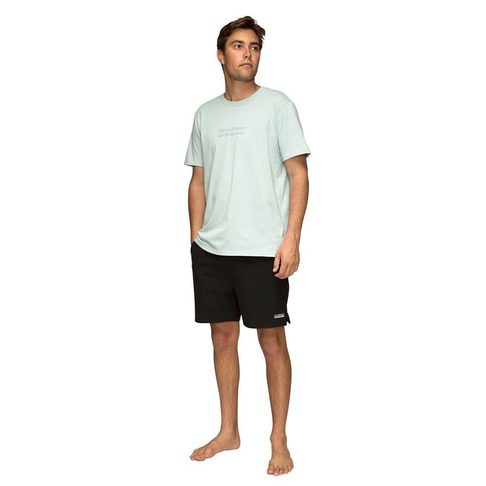 Miniatura 8.0 de Camiseta Manga Curta Org&acirc;nica Gotae Azul Claro Florence