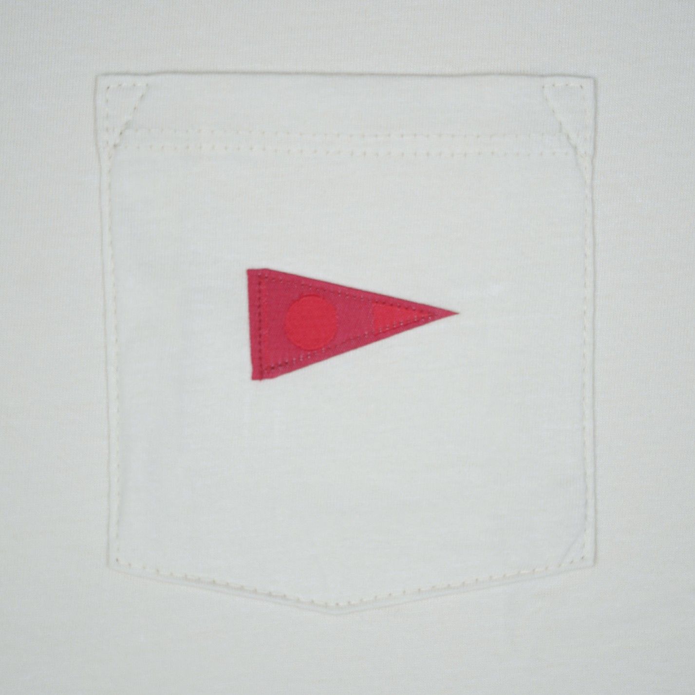 Miniatura 4.0 de Camiseta Manga Curta Bolso Burgee Pocket Palha Florence