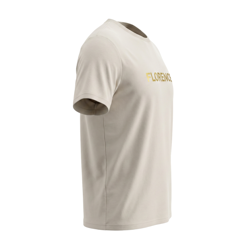 Miniatura 4.0 de Camiseta Manga Curta Bege Florence