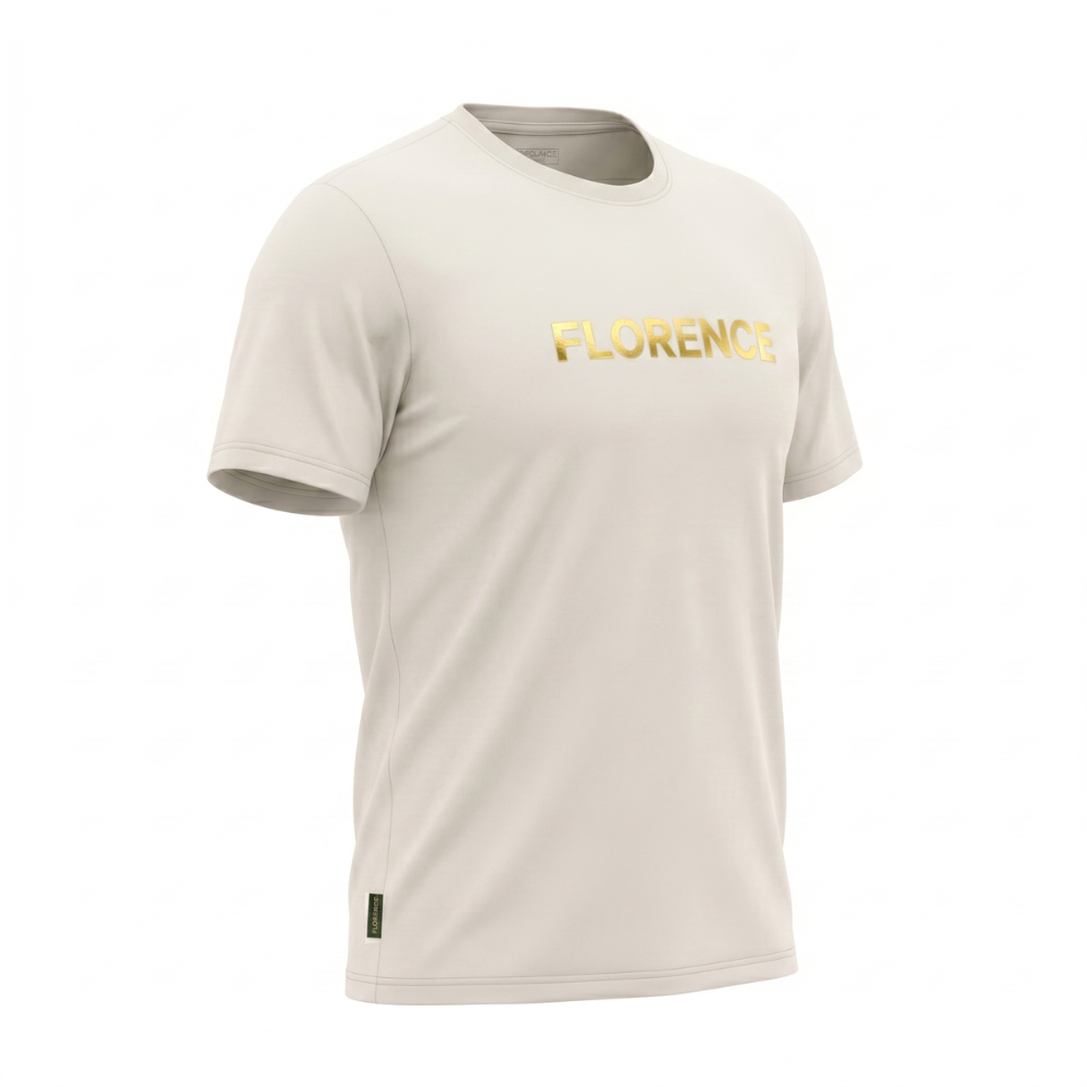 Miniatura 3.0 de Camiseta Manga Curta Bege Florence