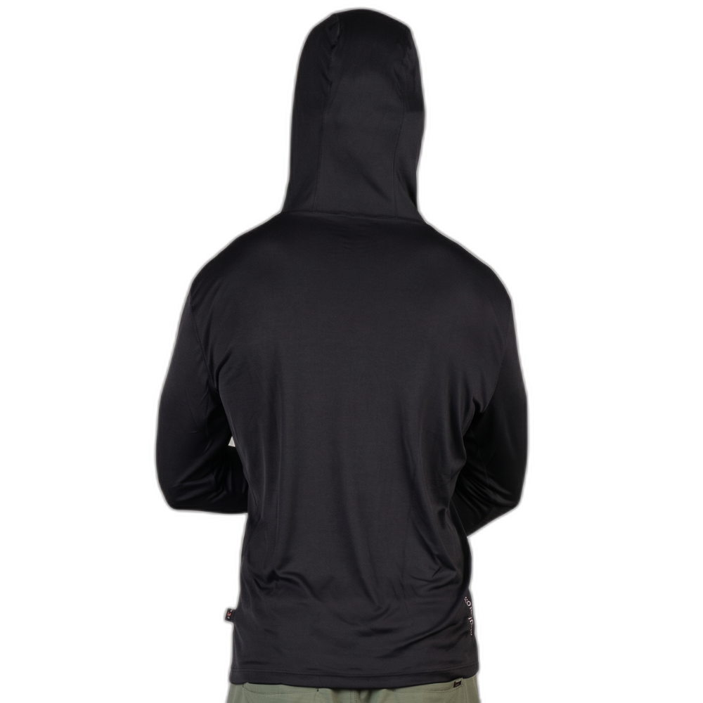 Miniatura 6.0 de Camiseta Manga Longa UV com Capuz Preto Florence
