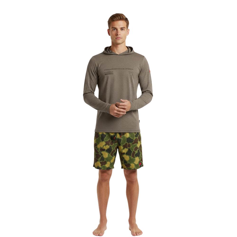 Miniatura 5.0 de Camiseta Manga Longa com Capuz Airtex Kalo Heather Sig Zane Pomes Florence