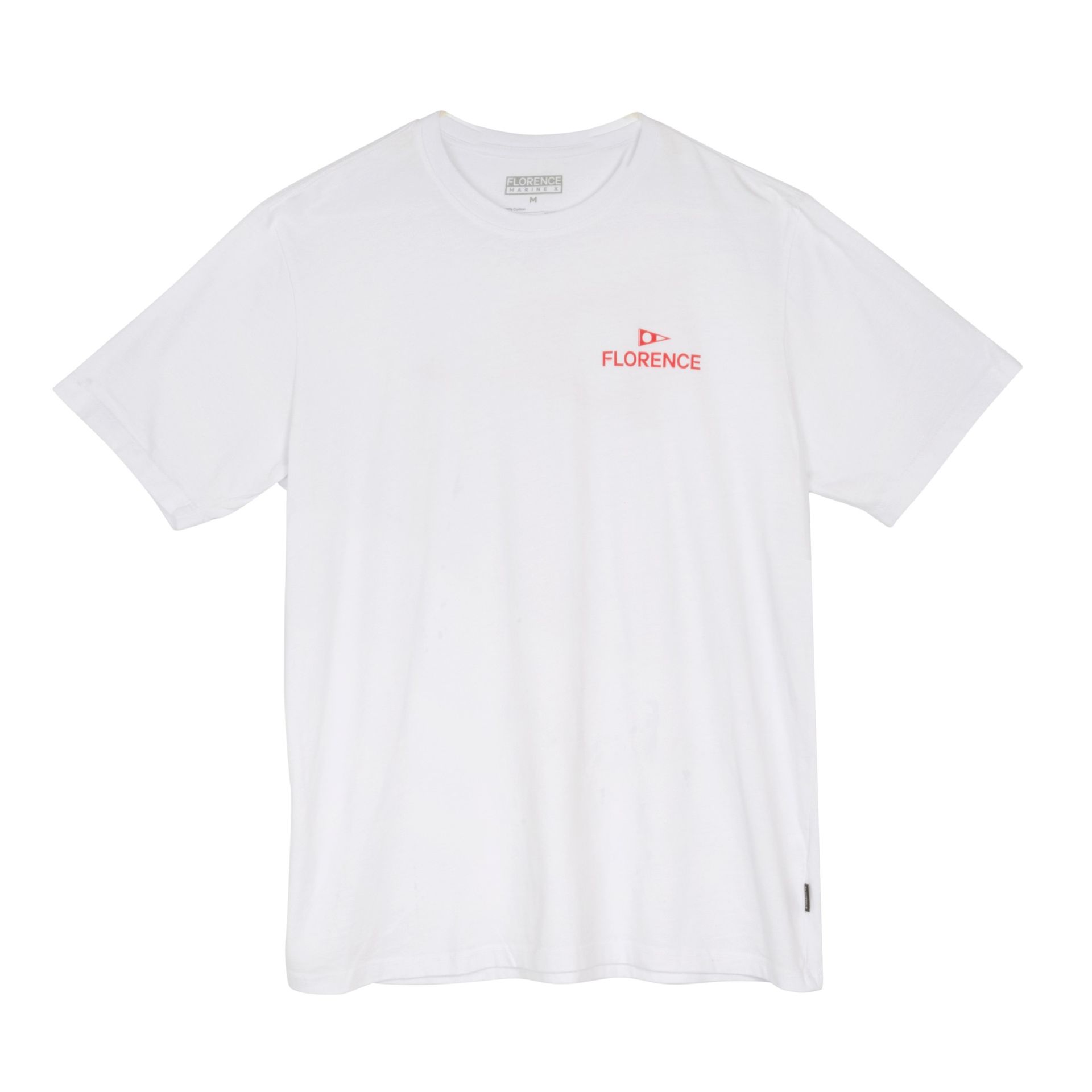 Camiseta Manga Curta Crew Florence Branco