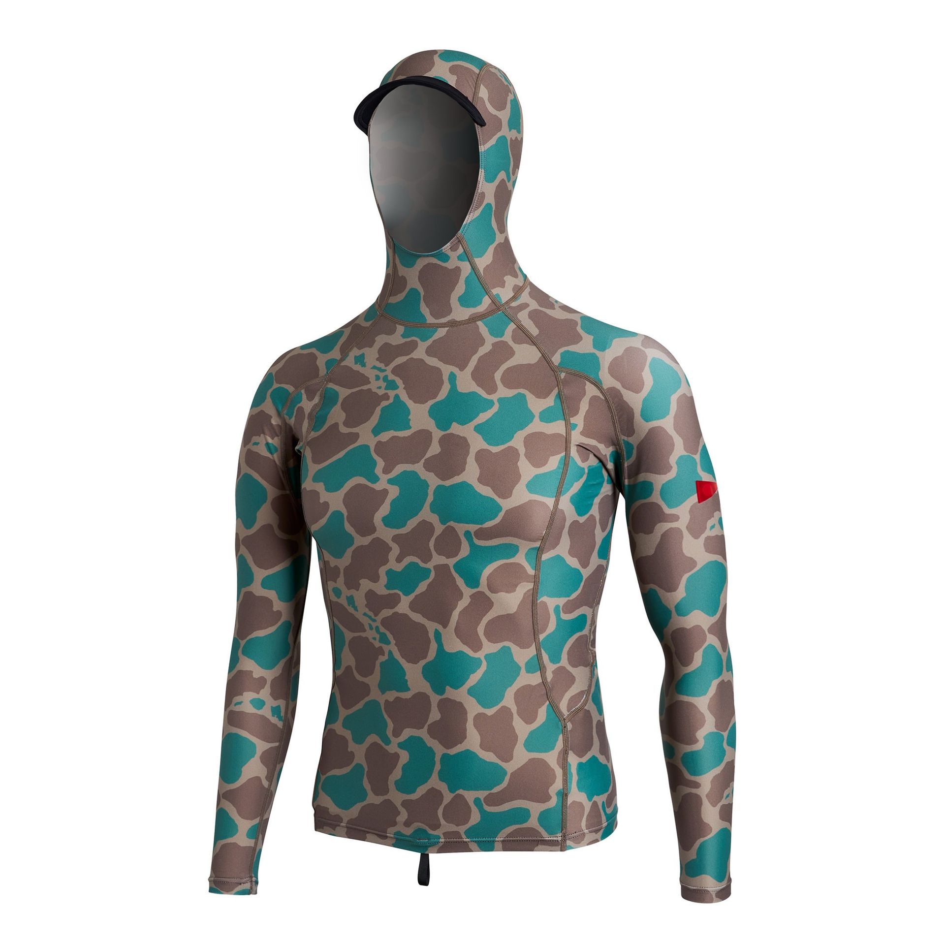 Rashguard Standard Issue com Capuz Florence Verde Camuflado