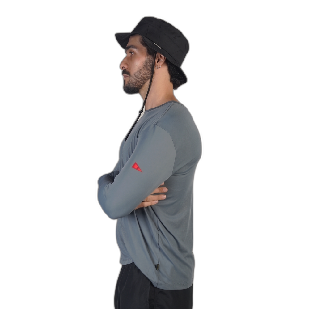 Miniatura 3.0 de Camiseta Manga Longa UV Cinza Escuro Florence