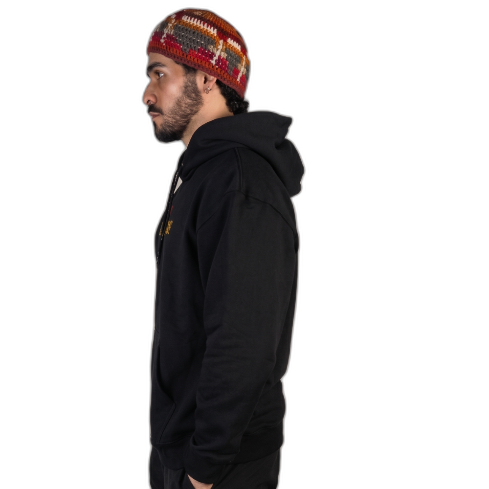 Miniatura 4.0 de Moletom Canguru com Capuz Halftone Hoodie Preto Florence