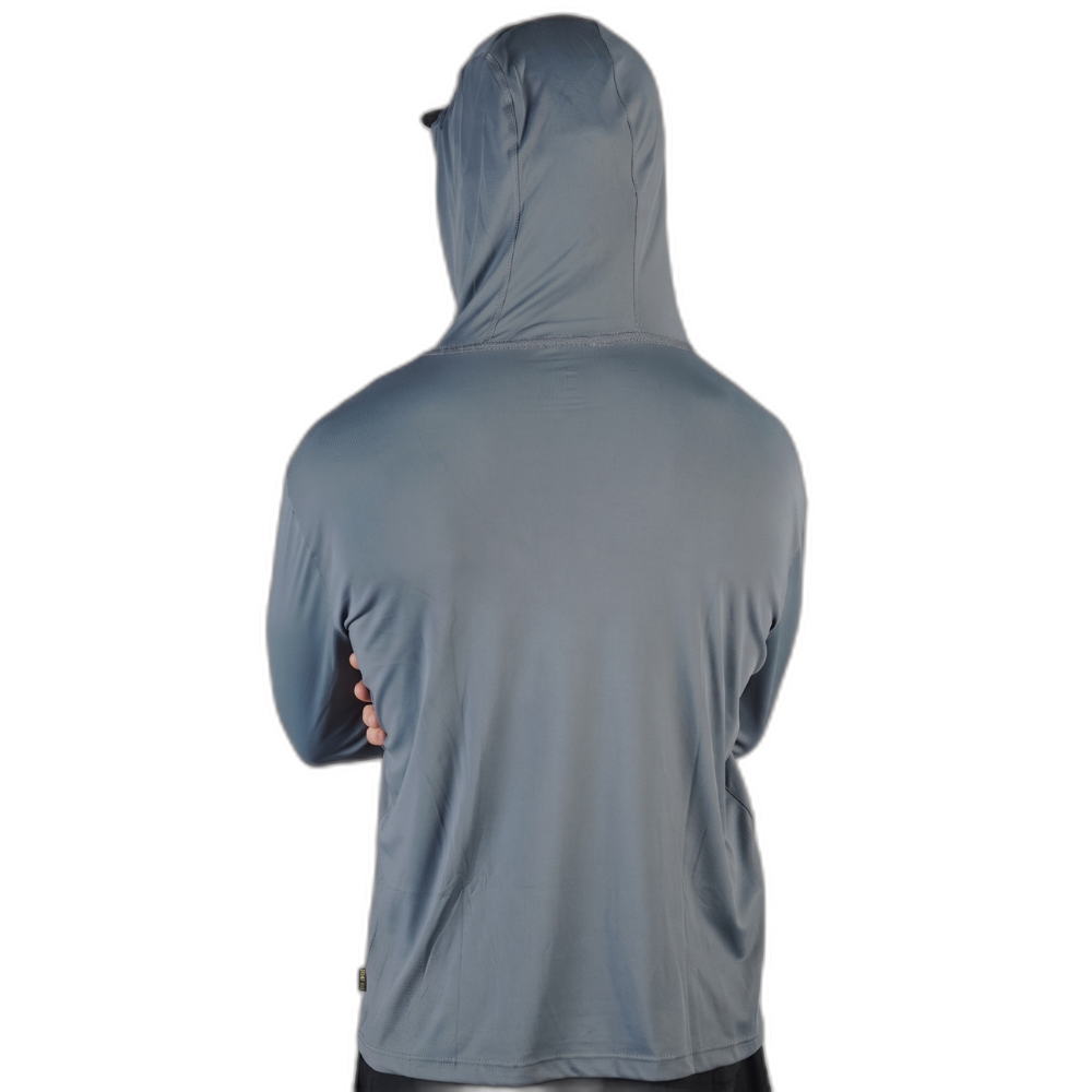 Miniatura 5.0 de Camiseta Manga Longa UV com Capuz Cinza Escuro Florence