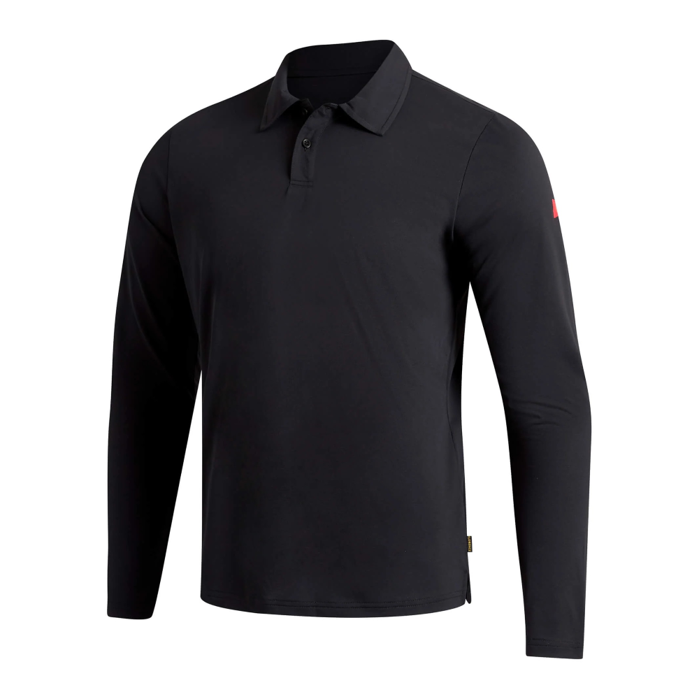 Camisa Polo Manga Longa Airtex Florence Preto