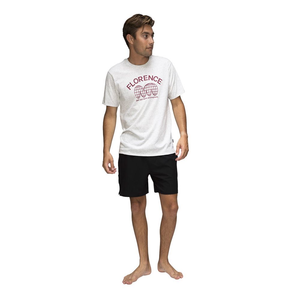 Miniatura 5.0 de Camiseta Manga Curta Recover Uni Cinza Claro Mescla Florence