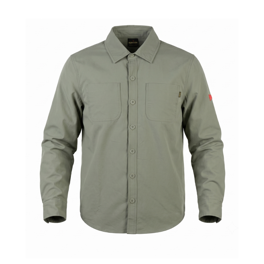 Miniatura 6.0 de Camisa Manga Longa Forrada Utility S1 Verde Florence