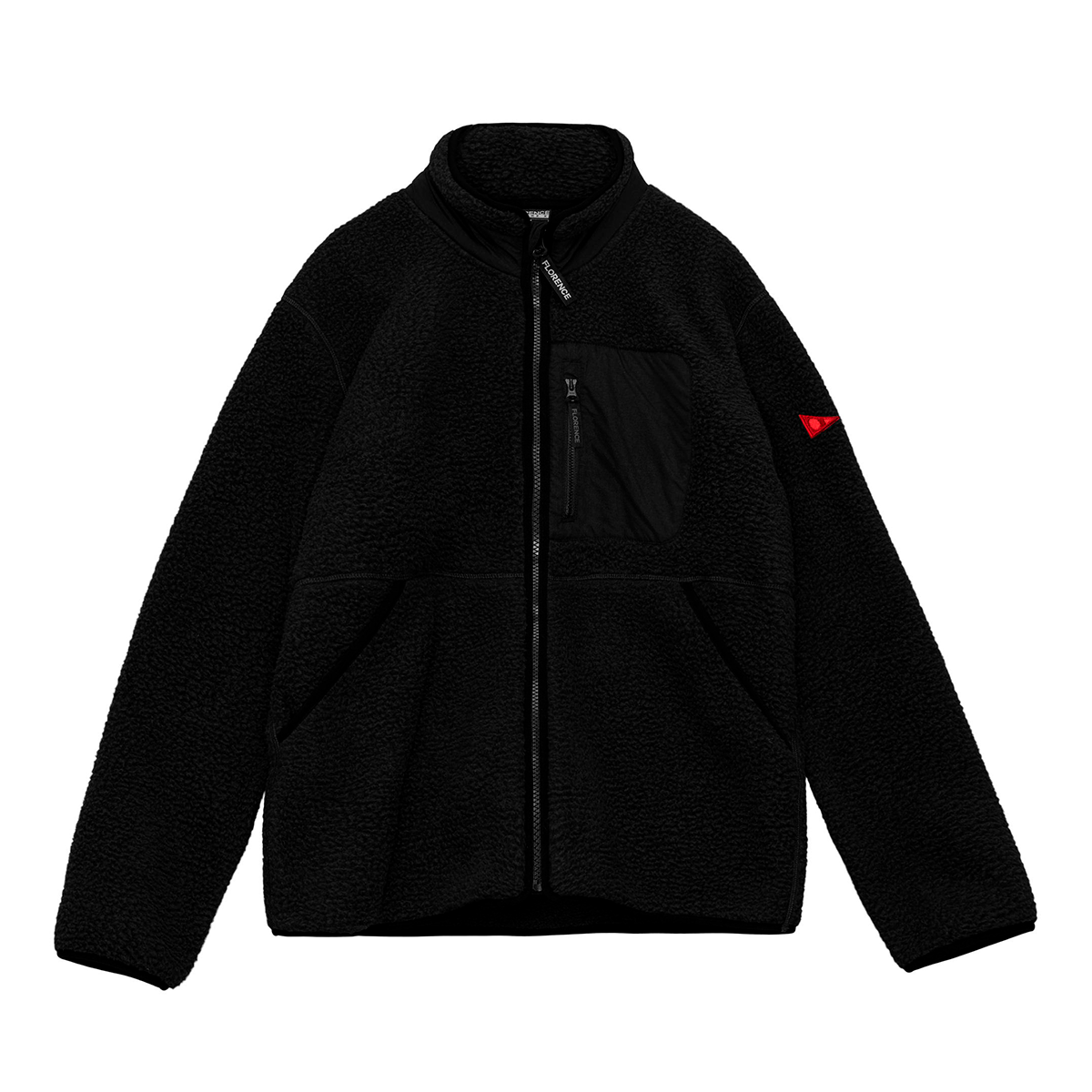 Jaqueta High Pile Utility Florence Preto