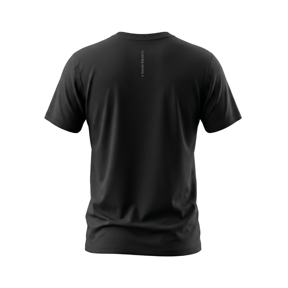 Miniatura 4.0 de Camiseta Manga Curta Recover Burgee com Bolso Preto Florence