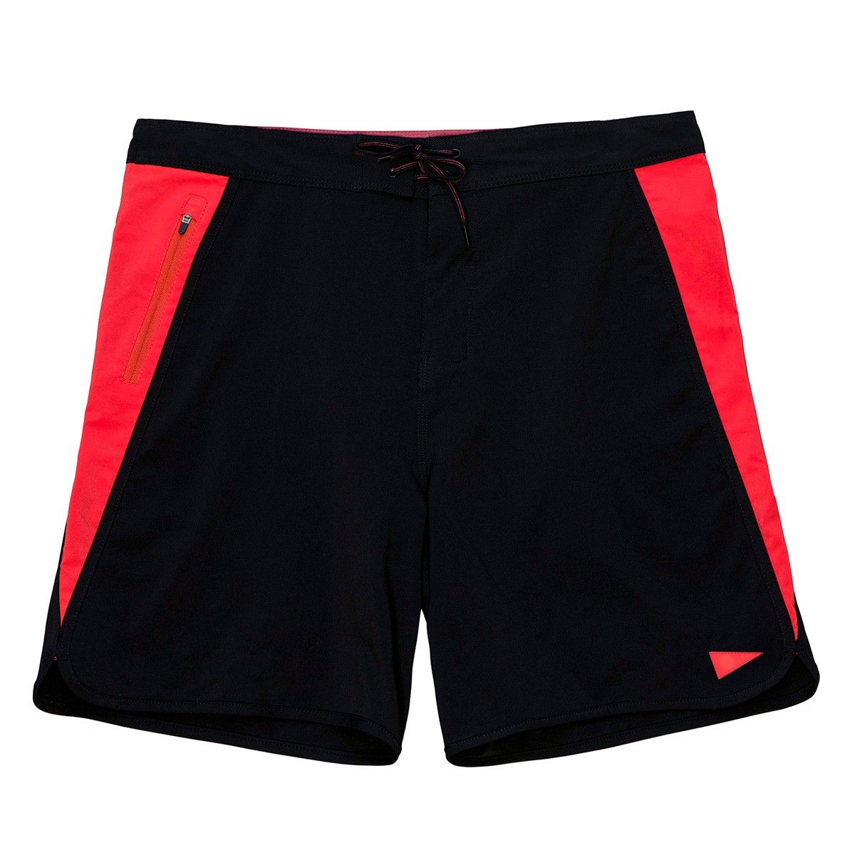 Boardshort Burgee Florence Preto / Vermelho
