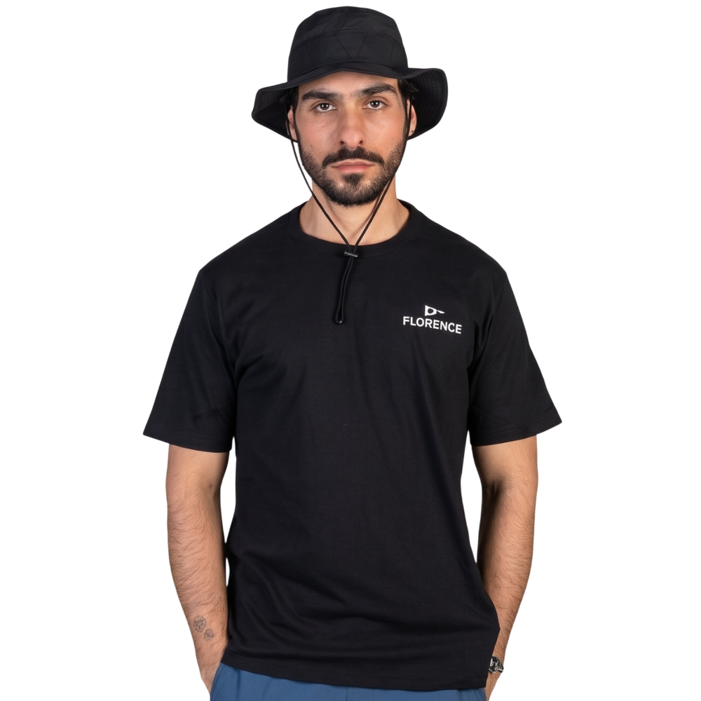 Miniatura 7.0 de Camiseta Manga Curta Crew Preto Florence
