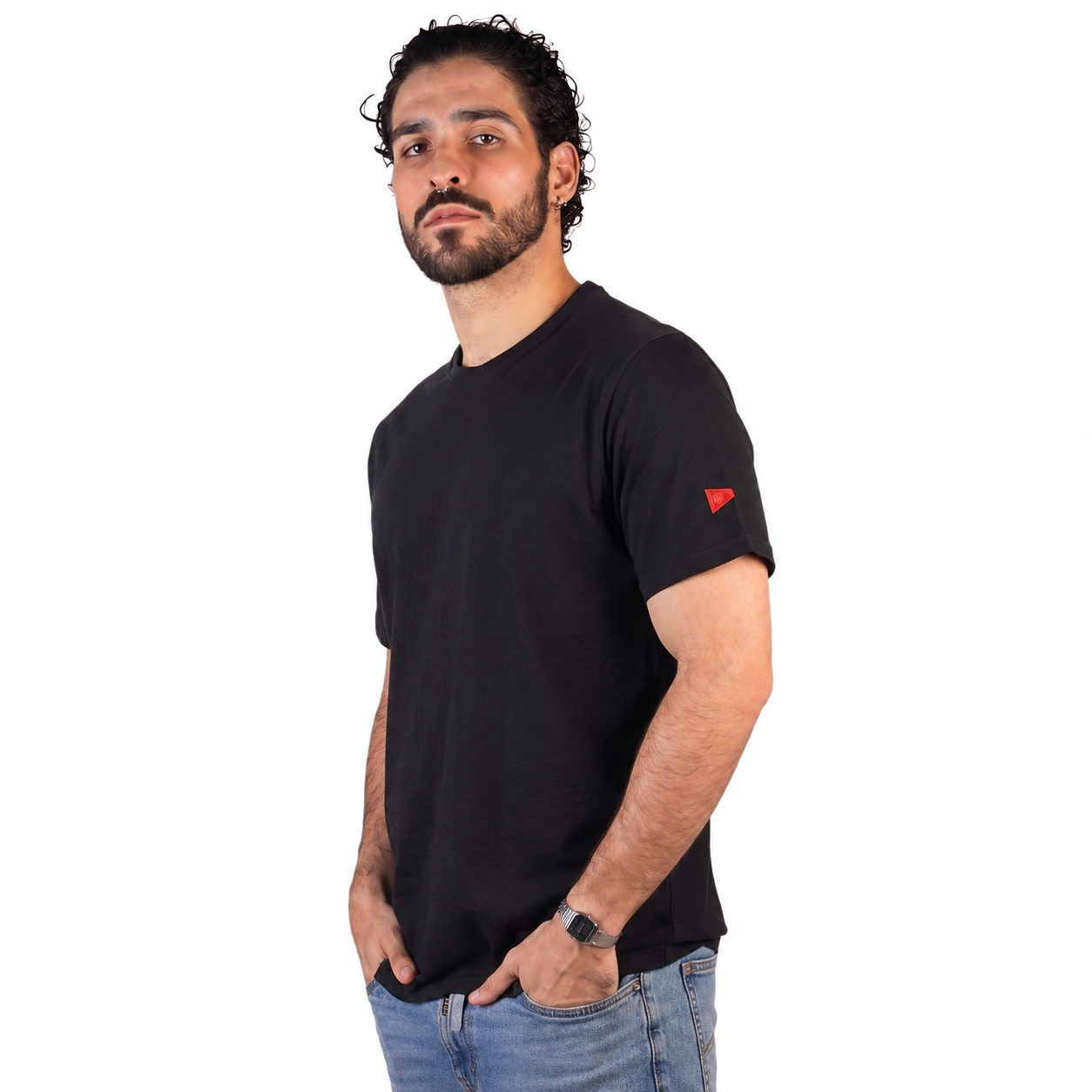 Miniatura 4.0 de Camiseta Manga Curta UV Preto Florence