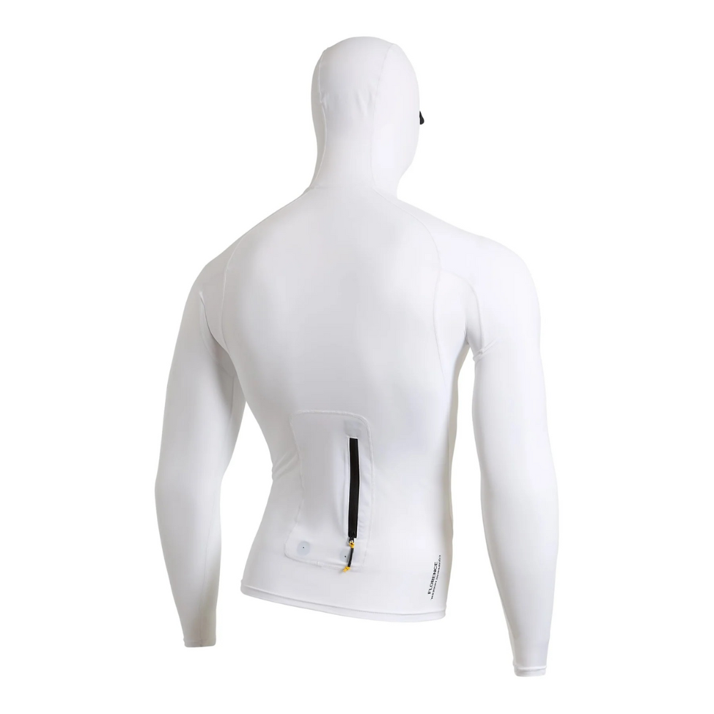 Miniatura 3.0 de Rashguard Utility Pocket com Capuz Branco Florence