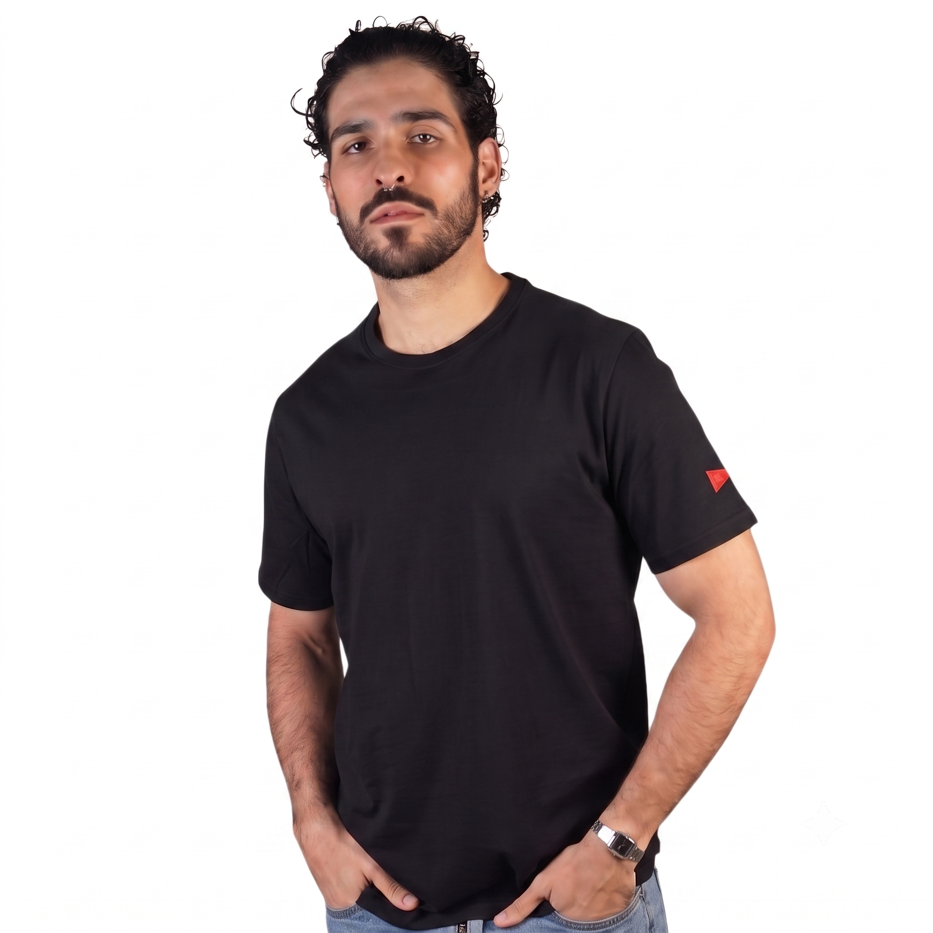 Camiseta Manga Curta UV Florence Preto